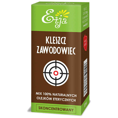 Olejek eteryczny na kleszcze, Antykleszcz, Etja 100% naturalny mix olejków