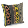 Poszewka na poduszkę orientalna (40 X 40 cm żółto-łososiowa, aztek)