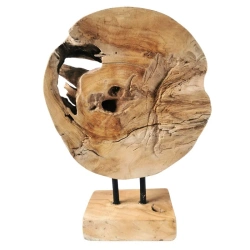 Rzeźba z drewna teak, drewno tekowe, dekoracja z Indonezji 40 cm