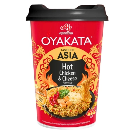 Oyakata kurczak ser, ostry makaron instant, danie gotowe 97g