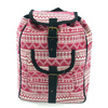 Plecak z indiańskim wzorem unisex boho etno (worek, różowy) 
