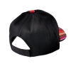 Czapka z daszkiem, czarna bejsbolówka z regulacją z Peru