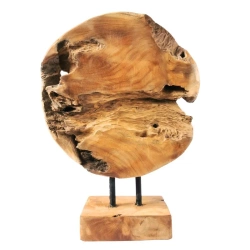 Rzeźba z drewna teak, drewno tekowe, dekoracja z Indonezji 40 cm