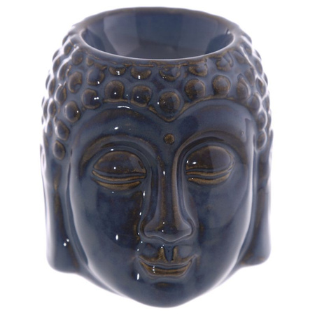 Kominek ceramiczny zapachowy, Budda, granatowy (podgrzewacz)