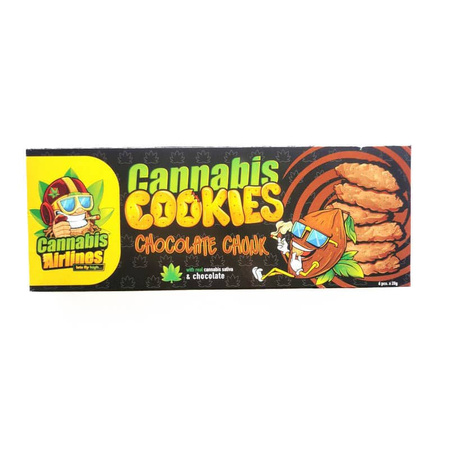 Ciasteczka konopne z czekoladą Cannabis Airlines 120g