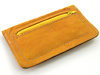 PORTFELIK Z MAROKO (SKÓRA, RĘKODZIEŁO, PORTFEL, ETNO, ŻÓŁTY ,16CM)