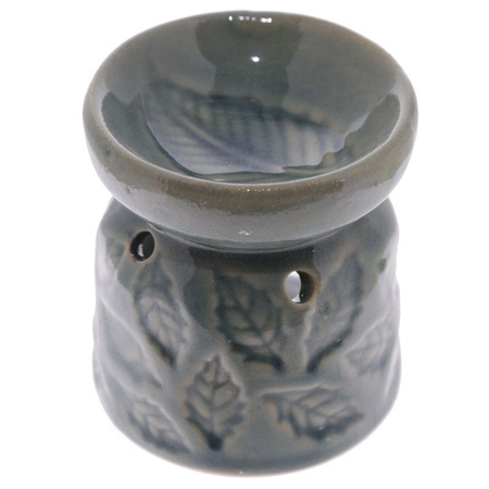 Kominek ceramiczny zapachowy, liście niebieski (podgrzewacz)