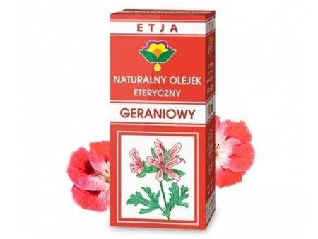 NATURALNY OLEJEK ETERYCZNY GERANIOWY (GERANIUM) ETJA 10ML