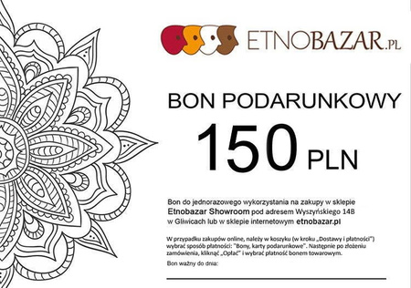 Bon podarunkowy o wartości 150 zł