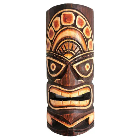 Totem maska drewniana ozdoba na ścianę 30 cm