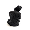 Figurka Budda dekoracja medytacja Indonezja czarna 7 cm