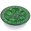 TALERZ MAROKAŃSKI ZIELONY (MAROKO, CERAMIKA, 36CM)