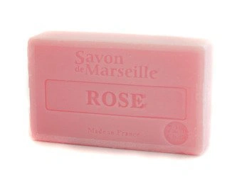MYDŁO MARSYLSKIE RÓŻA (100g, 72%, BIO Z RÓŻĄ)