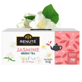 HERBATA ZIELONA JAŚMINOWA RENUTE (25 SASZETEK, 50g,SRI LANKA)