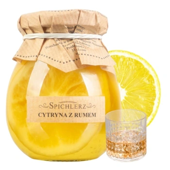 Cytryna w syropie z rumem do herbaty Spichlerz 260g