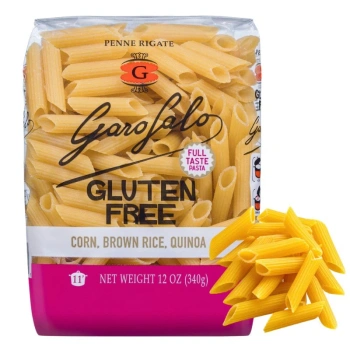Włoski makaron bezglutenowy rurki penne rigate Garlofalo 400g