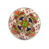 Uchwyt meblowy gałka ceramiczna kwiat (Indie,rękodzieło)