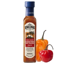 Bardzo ostry sos z habanero, jolokia, extra Hot Pepper Encona 142ml