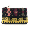 Orientalna saszetka, portfelik, kolorowa aztec, Indie 19 x 12 cm
