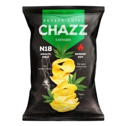 Chipsy Chazz o smaku konopi i jalapeno, 90g