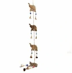 Zawieszka orientalna słonie dzwonki ozdoba wisząca Indie