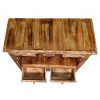 Drewniana szafka z szufladami w kolorze brązowym, Indonezja 70x40cm