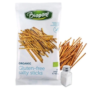 Paluszki bezglutenowe solone bio Biopont 45g