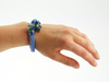 BRANSOLETA NIEBIESKA (NA RĘKĘ, INDYJSKA)