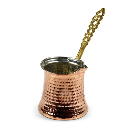 Tygielek turecki do zaparzania kawy, miedziany cezve (Turecki, 250ml)