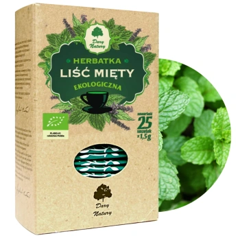 Herbata miętowa liść mięty eko Dary Natury 25 sasz.