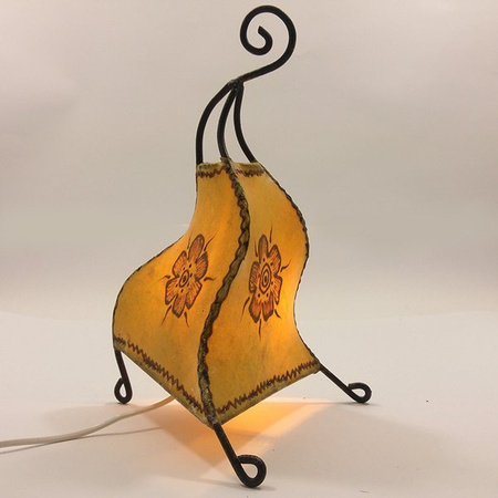 Lampion skórzany marokański  (lampa, Maroko, skóra) 02 