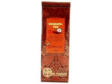 HERBATKA DZIECIĘCA - ROOIBOS Z BŁAWATKIEM I TRUSKAWKĄ (100G, BIO, FAIR TRADE)