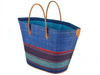 TOREBKA KOLOROWY KOSZ Z RAFII XXL RAFIA Z MADAGASKARU