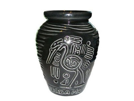 MATERO AZTEK CZARNE CERAMICZNE (YERBA MATE, 300ML)