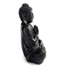 Figurka Budda dekoracja medytacja Indonezja czarna 20 cm
