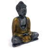 Figurka Budda w złotej szacie 16cm (Indie, medytacja)