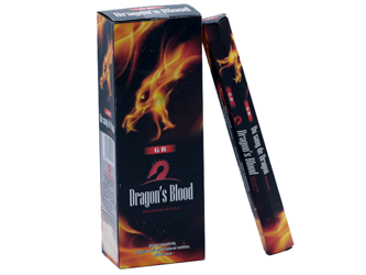 Zestaw kadzideł Dragon's Blood smocza krew, indie, kadzidełka, trociczki, naturalne pyłkowe)