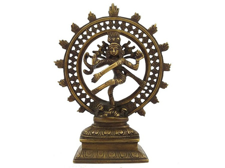 MOSIĘŻNA FIGURKA SHIVA NATRAJ (NATARAJA, WYS.22CM)