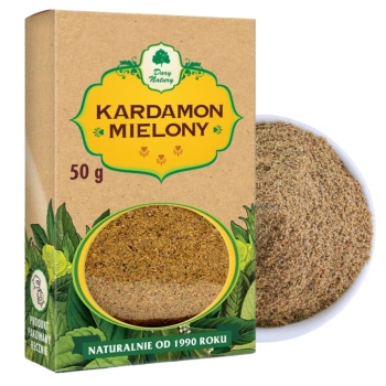 Kardamon mielony aromatyczna przyprawa Dary Natury 50g