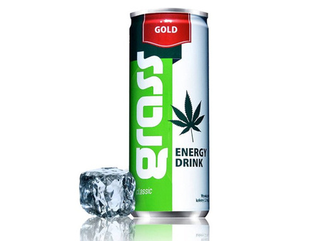 NAPÓJ ENERGETYCZNY GOLD GRASS ENERGY DRINK 250ML(KONOPIE, TAURYNA, KOFEINA)