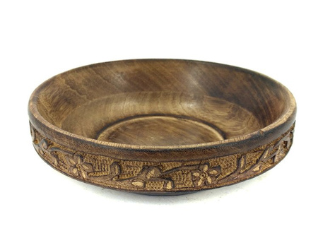 DREWNIANA MISA Z INDONEZJI (INDONEZJA MISKA, ŚR.15CM)