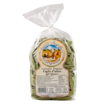 Włoski makaron ze szpinakiem foglie Antico Pastificio 500g
