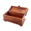 Skrzynia drewniana ciepły brąz, mała (przecierana, Indonezja) 40x20x20