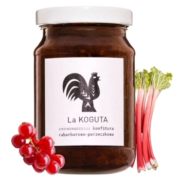 Konfitura rabarbarowo-porzeczkowa, La Koguta 225g