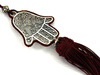 MAROKAŃSKI BRELOK (ZAWIESZKA DŁOŃ FATIMY BRELOCZEK MAROKO BORDOWA FRĘDZEL)