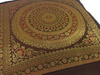 Poszewka na poduszkę orientalna dekoracja(40x40, brąz, mandala, Indie)