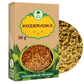Kozieradka ziarno nasiona kozieradki Dary Natury 60g