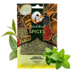 Herbata marokańska miętowa, zielona herbata liściasta, Sindibad 30g