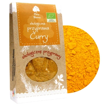 Curry przyprawa indyjska naturalna mieszanka eko Dary Natury 60g