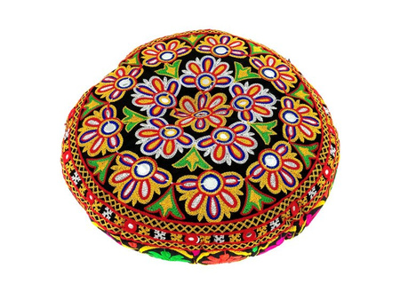 ORIENTALNA PUFA OKRĄGŁA (PUF, ETNO, Z INDII)